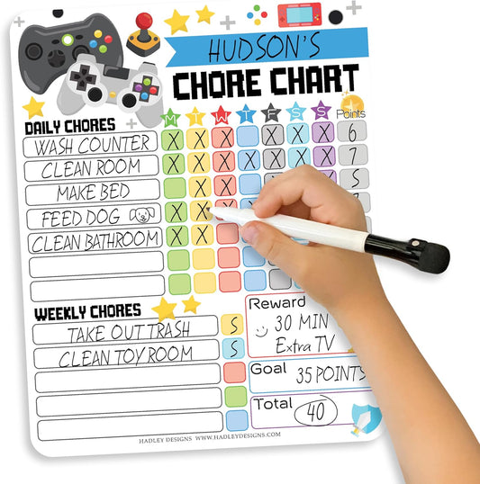 Gamer Responsibility Chart + Bonus Gifts