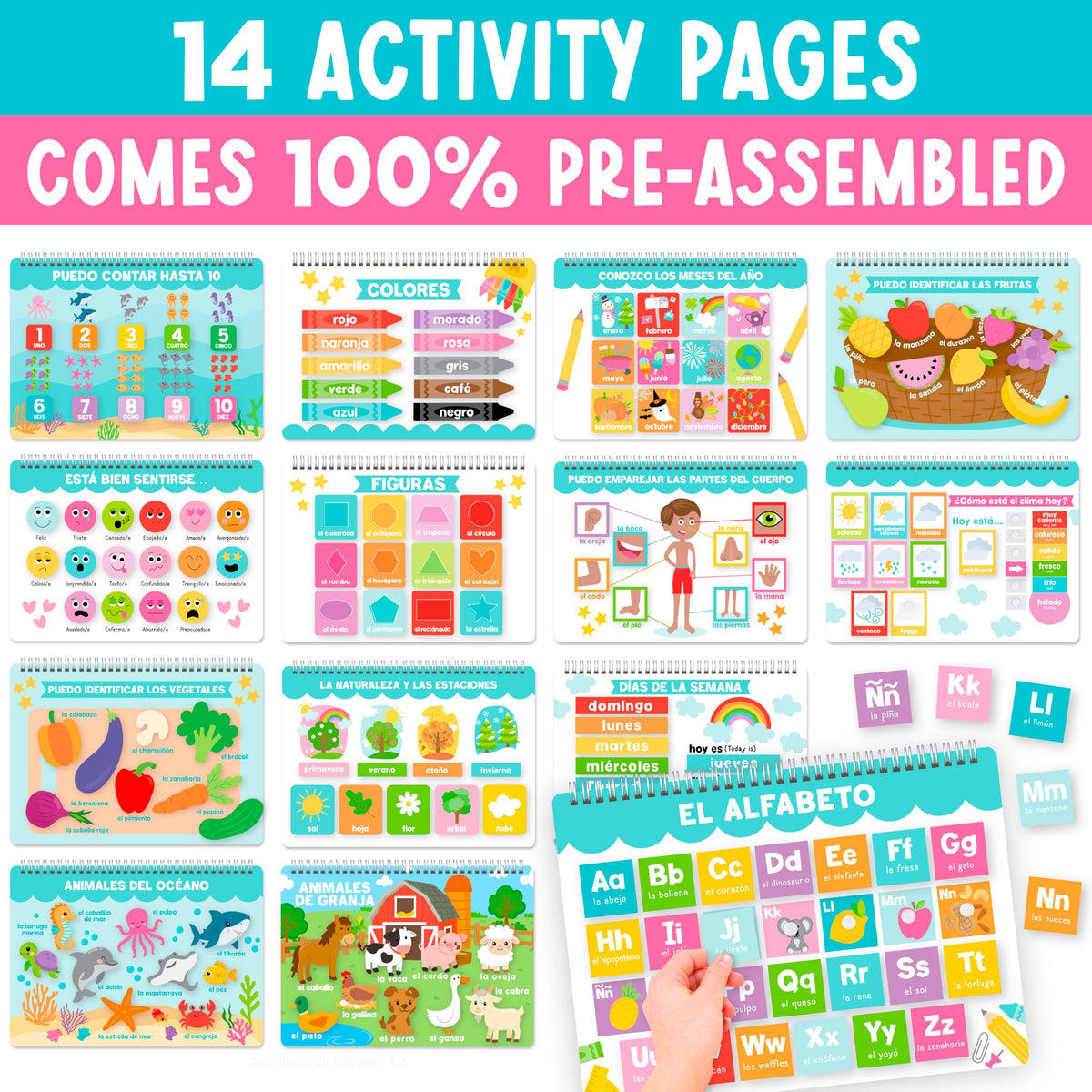 My First Bilingual Spanish Busy Book