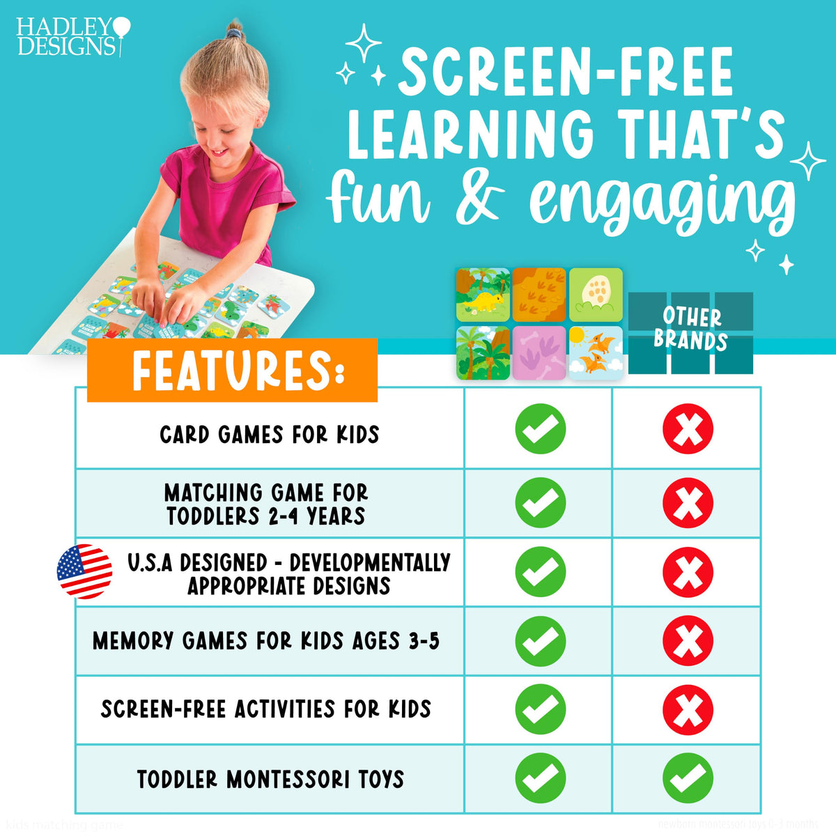Dinosaur Memory Matching Game