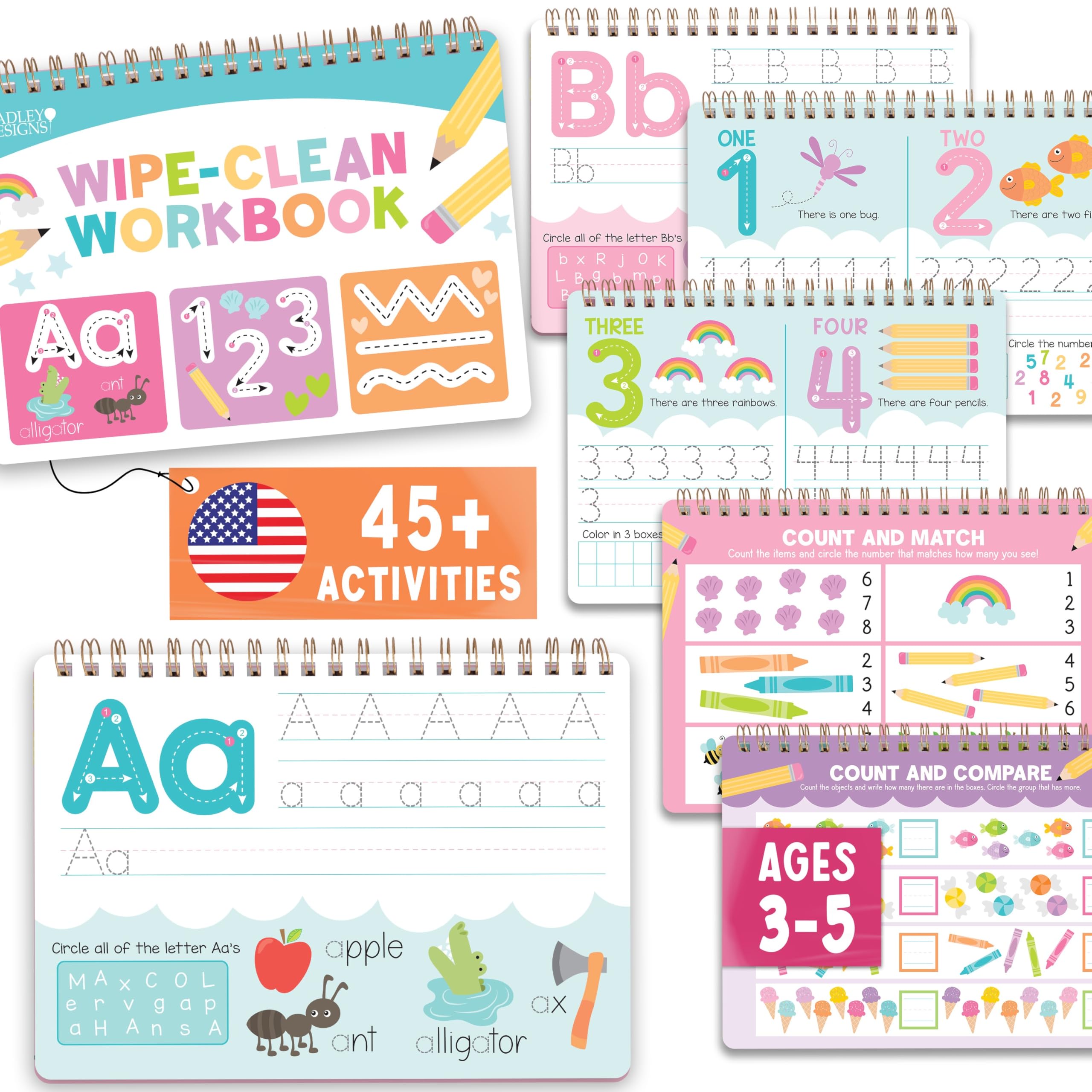 Magic Handwriting Workbook + Prek Busy Book Bundle – Hadley Designs Prek