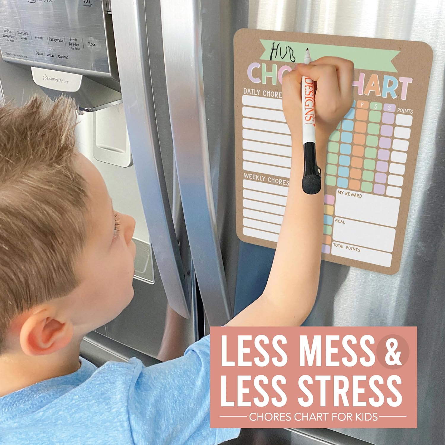 Magnetic Chore Chart for Responsible Kids