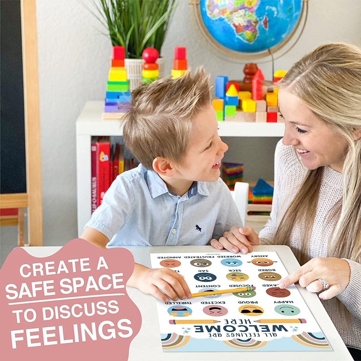Calming Corner Kit: Boho 8 Poster Pack - Hadley Designs Prek