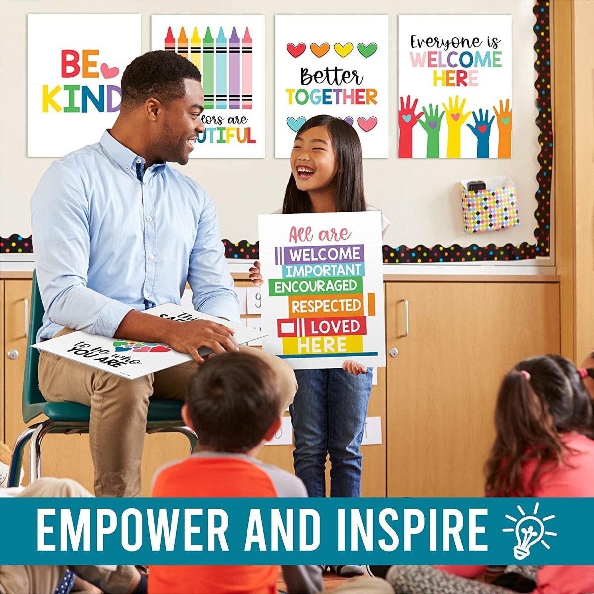 Colorful Diversity Posters - Hadley Designs Prek