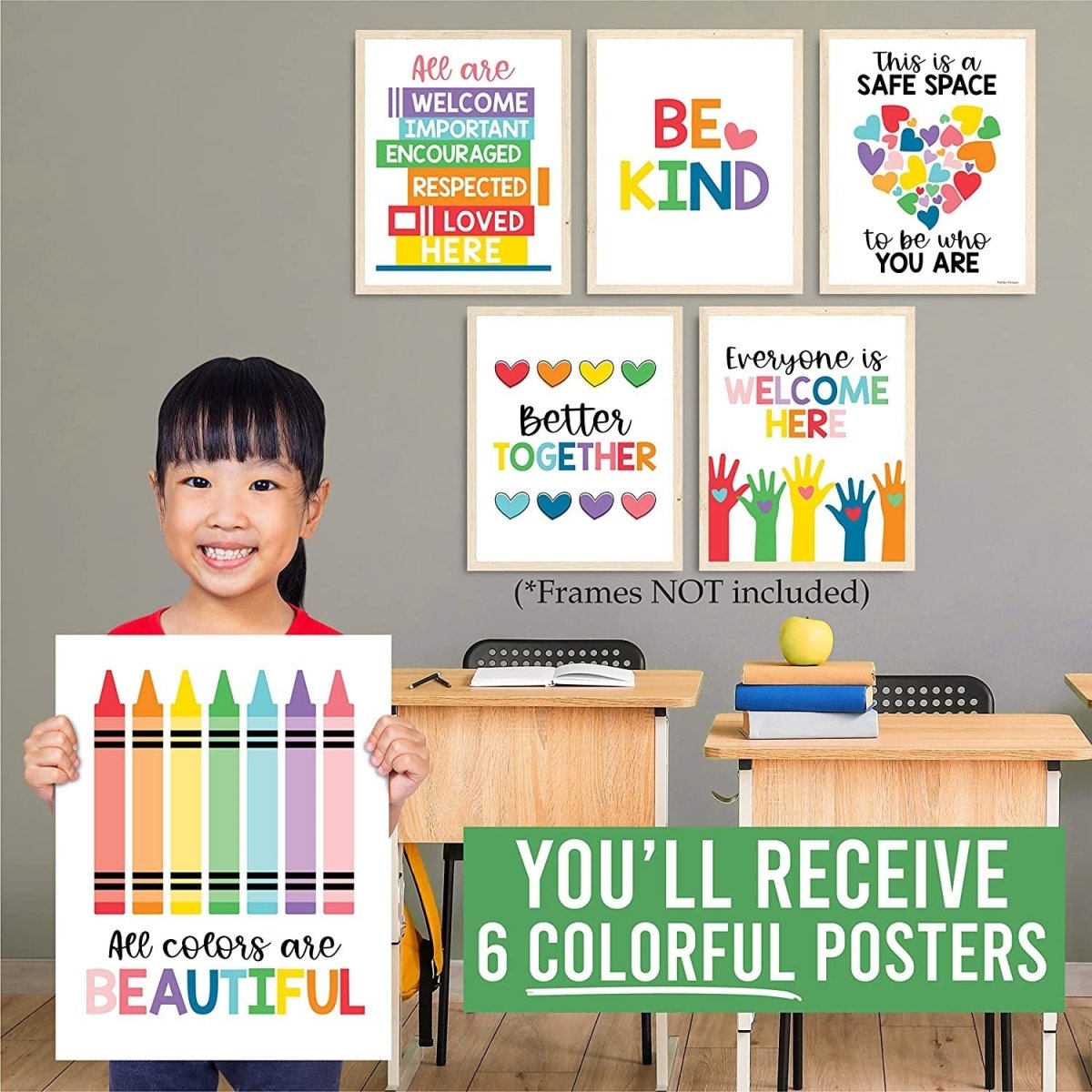 Colorful Diversity Posters - Hadley Designs Prek