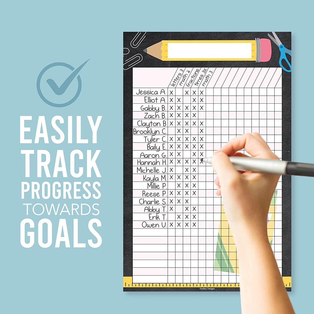 Doodle Homework Trackers - Hadley Designs Prek