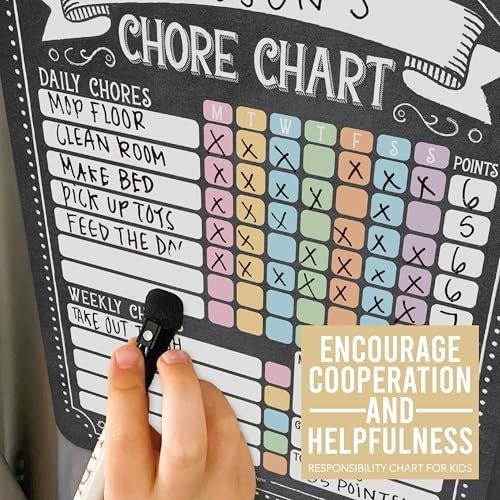 Dry Erase Chore Charts: Chalkboard 3 Pack - Hadley Designs Prek