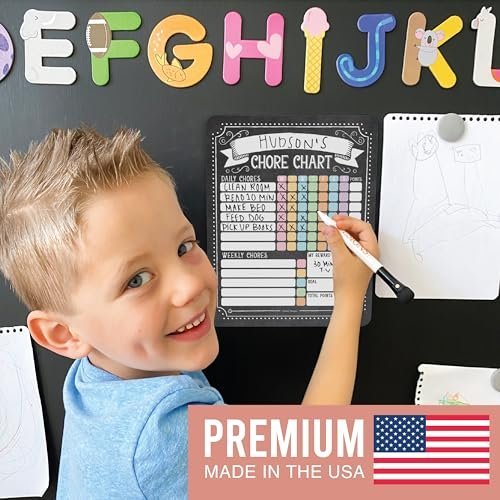 Dry Erase Chore Charts: Chalkboard 3 Pack - Hadley Designs Prek