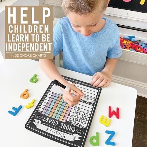 Dry Erase Chore Charts: Chalkboard 3 Pack - Hadley Designs Prek