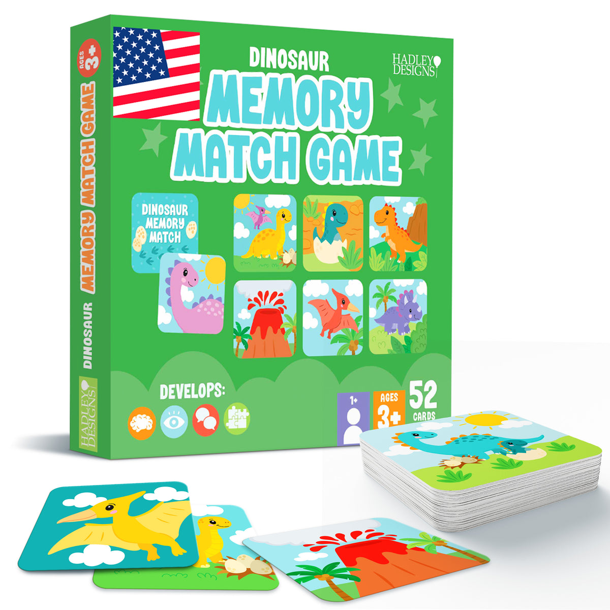 Dinosaur Memory Matching Game