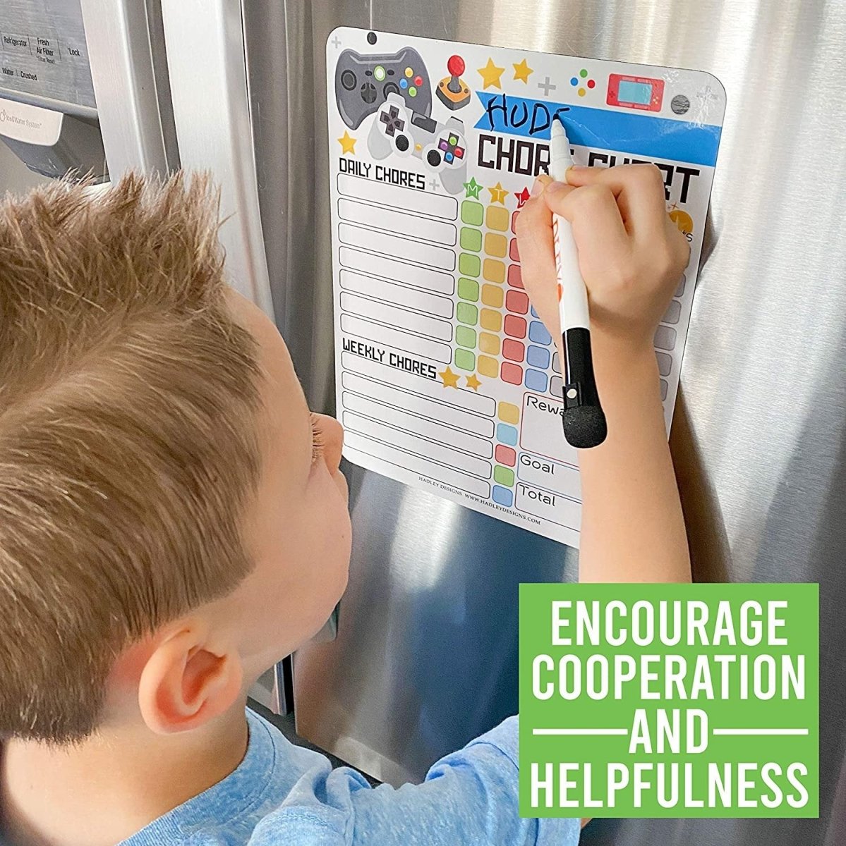 Gaming Chore Charts | Home Organization - Hadley Designs Prek