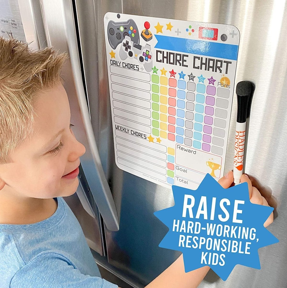 Gaming Chore Charts | Home Organization - Hadley Designs Prek