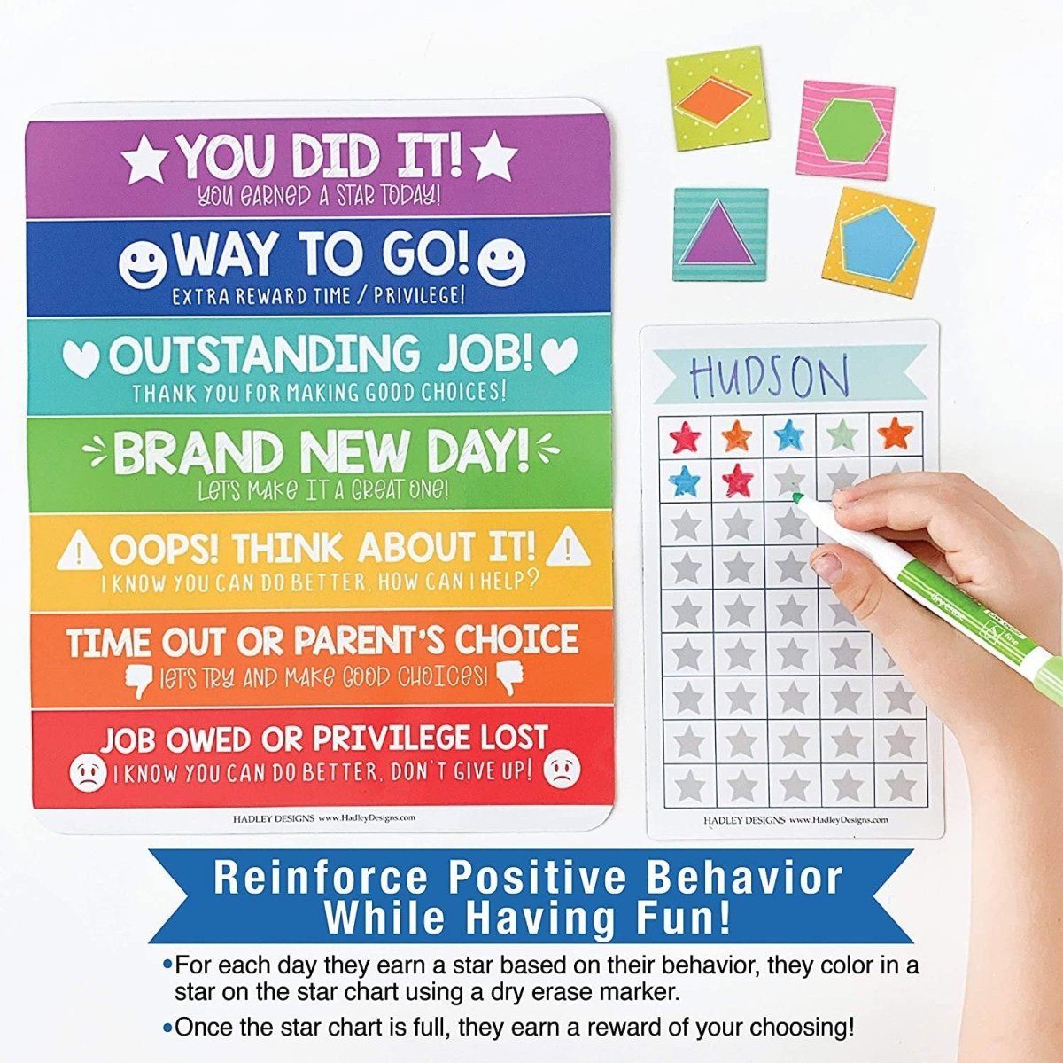 Magnetic Behavior Chart + 4 Bonus Gifts - Hadley Designs Prek