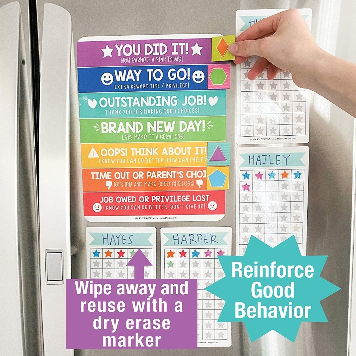 Magnetic Behavior Chart + 4 Bonus Gifts - Hadley Designs Prek