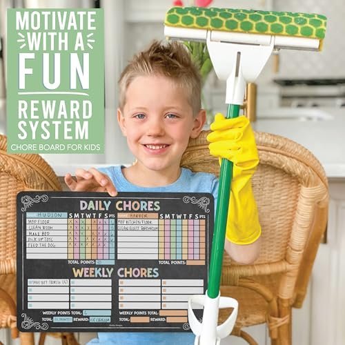 Magnetic Dry Erase Chore Chart - Hadley Designs Prek