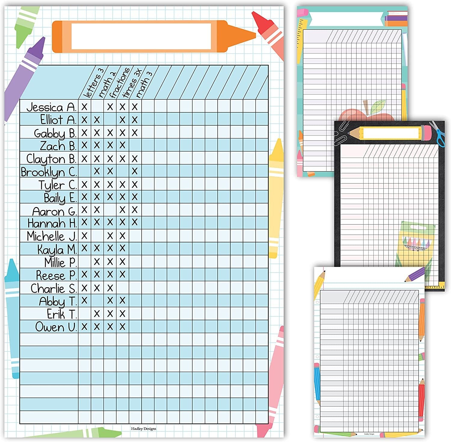Doodle Homework Trackers