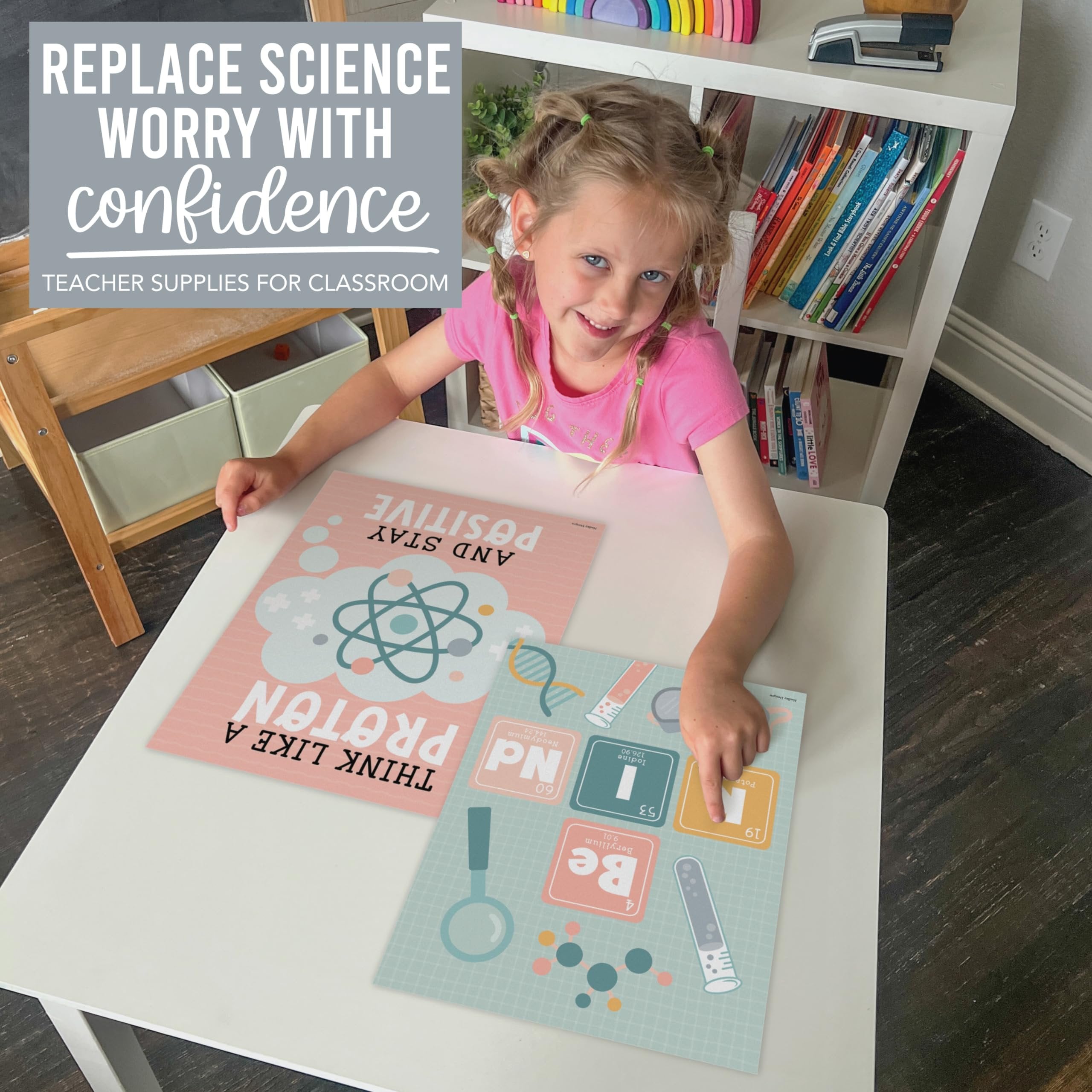 Motivational Science Posters, Boho Pack of 6