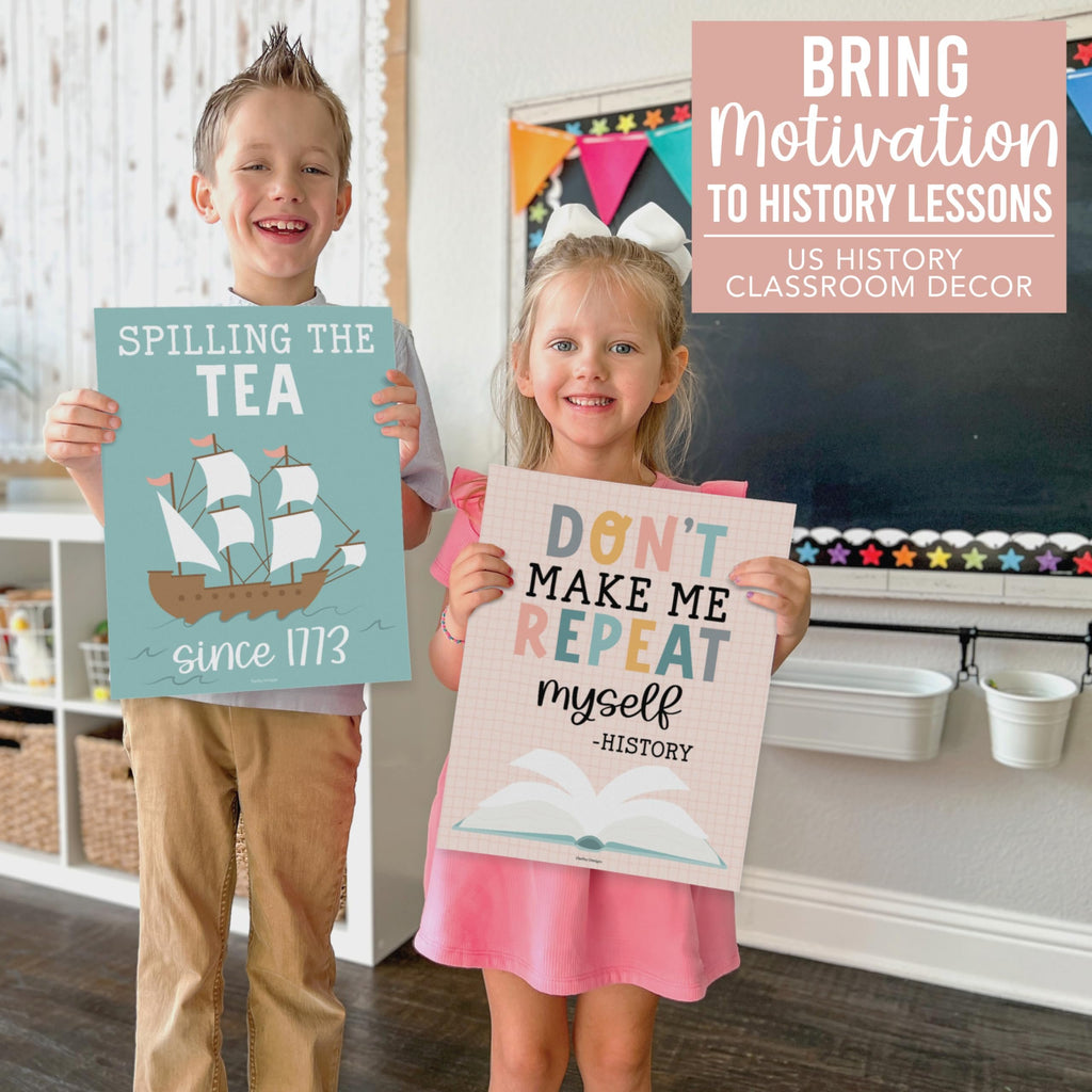 Motivational History Posters, Pack of 6 – Hadley Designs Prek
