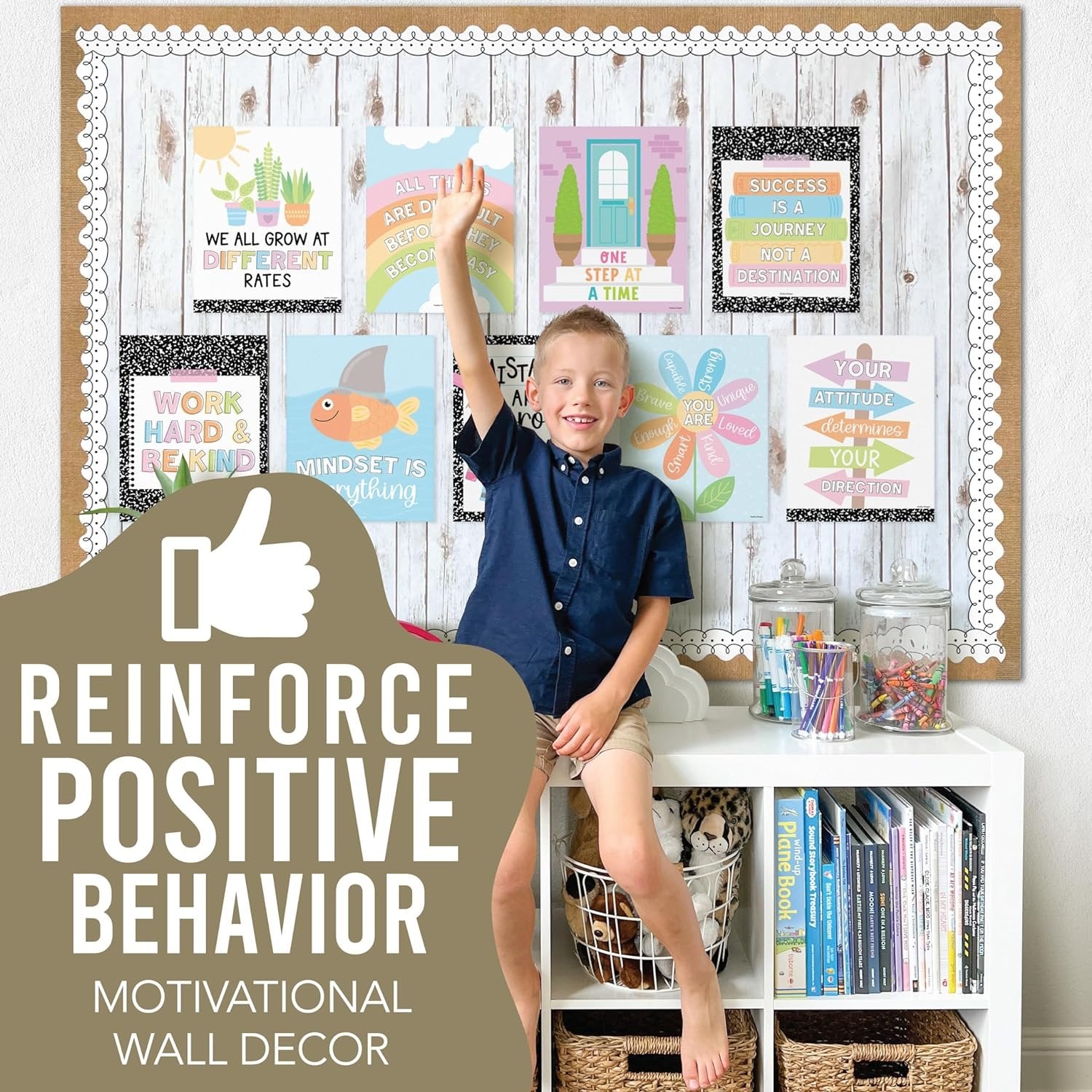 Growth Mindset Kit, Colorful 9 Poster Pack