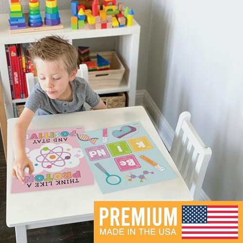 Motivational Science Posters, Colorful Pack of 6