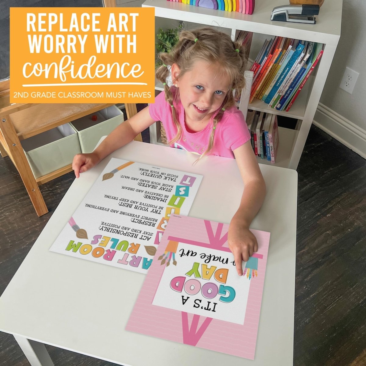 Motivational Art Posters, Colorful Pack of 6 - Hadley Designs Prek