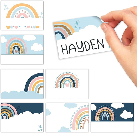 Name Tag Stickers, Boho Pack of 56 - Hadley Designs Prek