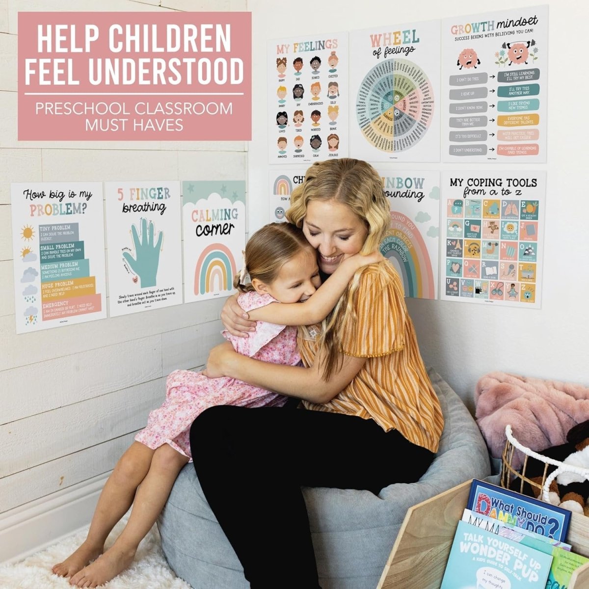 [New] Mastering Big Feelings, Boho Pack of 9 - Hadley Designs Prek