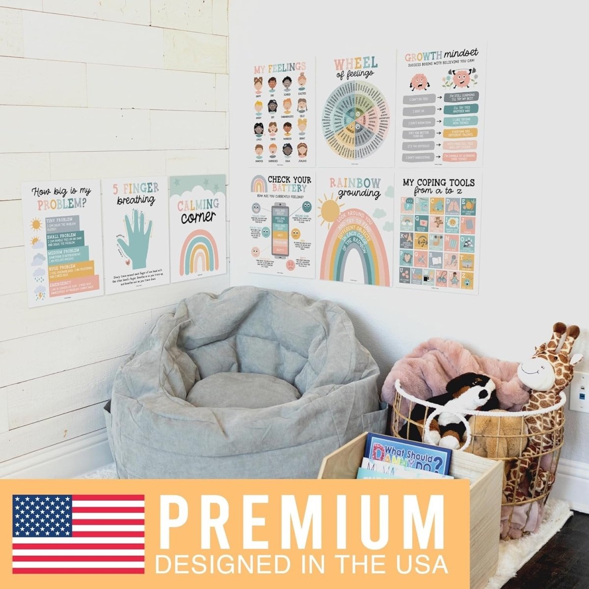 [New] Mastering Big Feelings, Boho Pack of 9 - Hadley Designs Prek