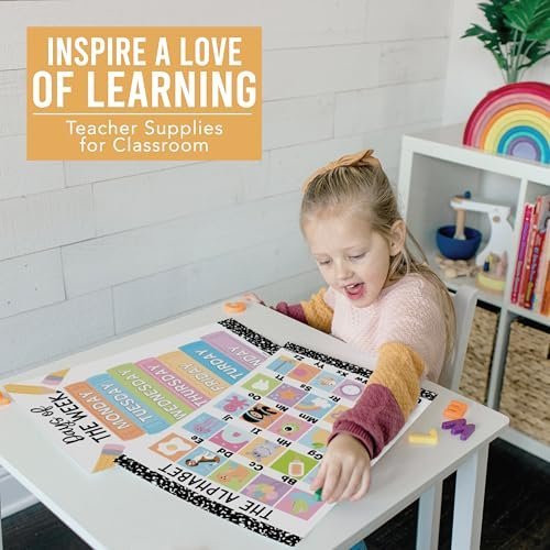 Preschool Head Start Kit, Black & White 16 Poster Pack - Hadley Designs Prek