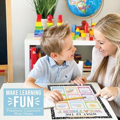 Preschool Head Start Kit, Black & White 16 Poster Pack - Hadley Designs Prek