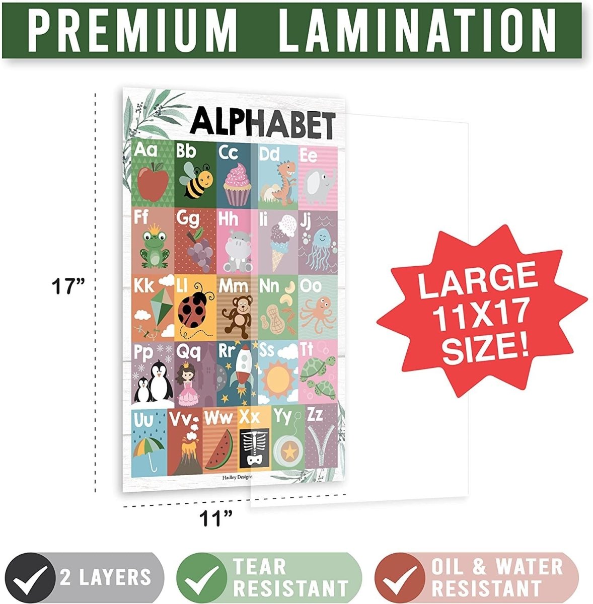 Preschool Head Start Kit, Botanical 16 Poster Pack - Hadley Designs Prek