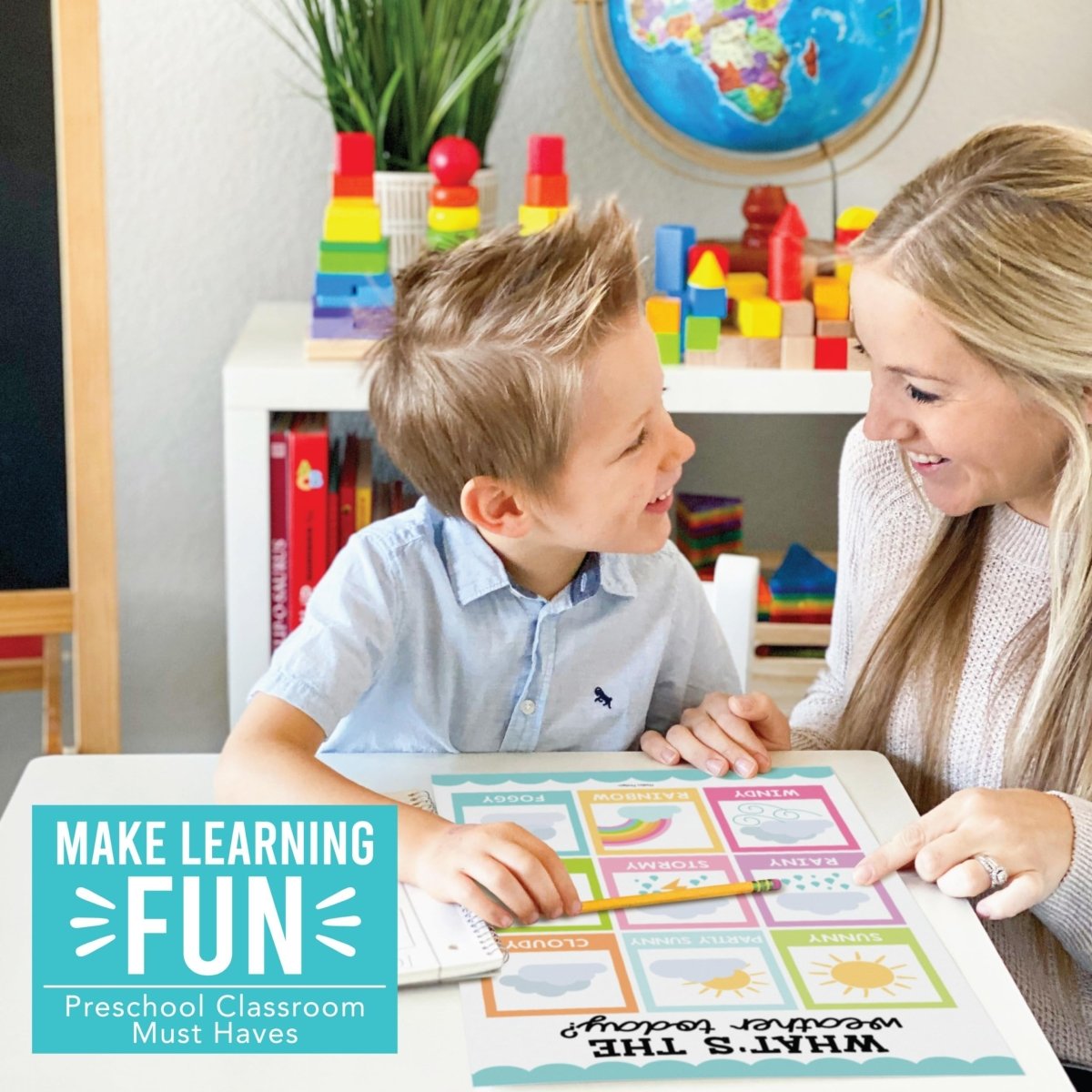 Preschool Head Start Kit, Colorful Pastel 16 Poster Pack - Hadley Designs Prek