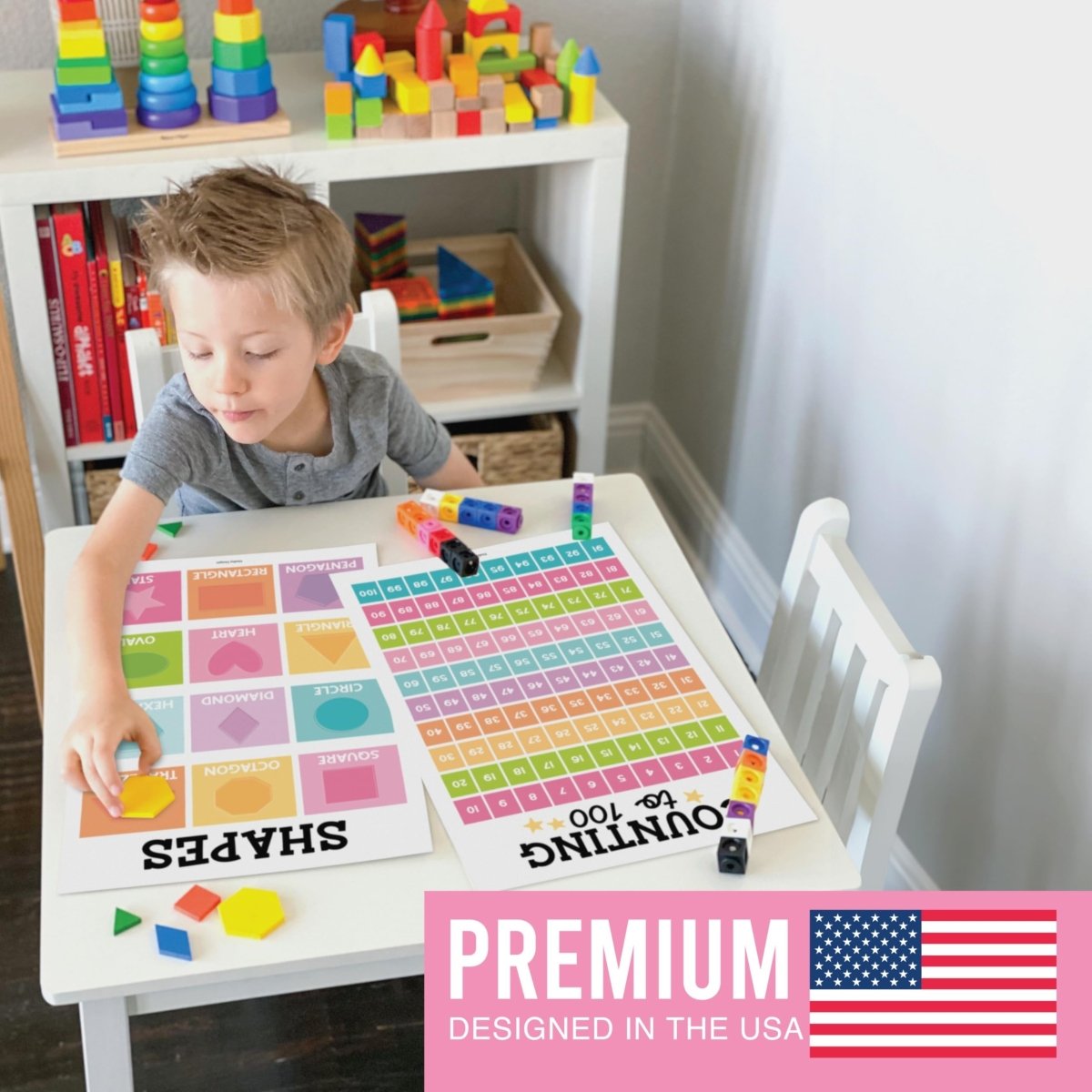 Preschool Head Start Kit, Colorful Pastel 16 Poster Pack - Hadley Designs Prek