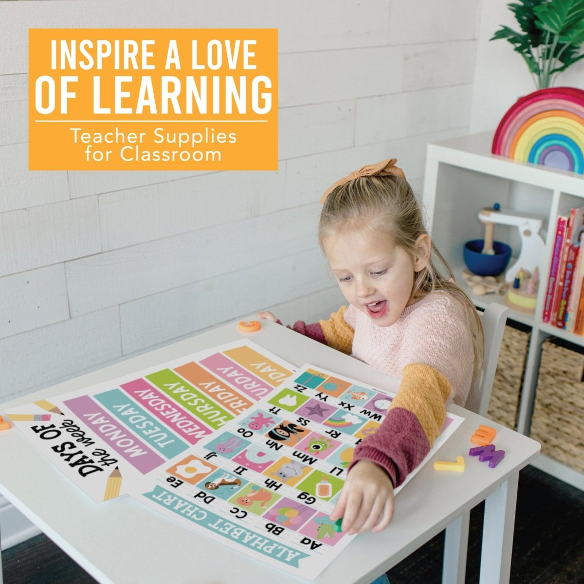 Preschool Head Start Kit, Colorful Pastel 16 Poster Pack - Hadley Designs Prek