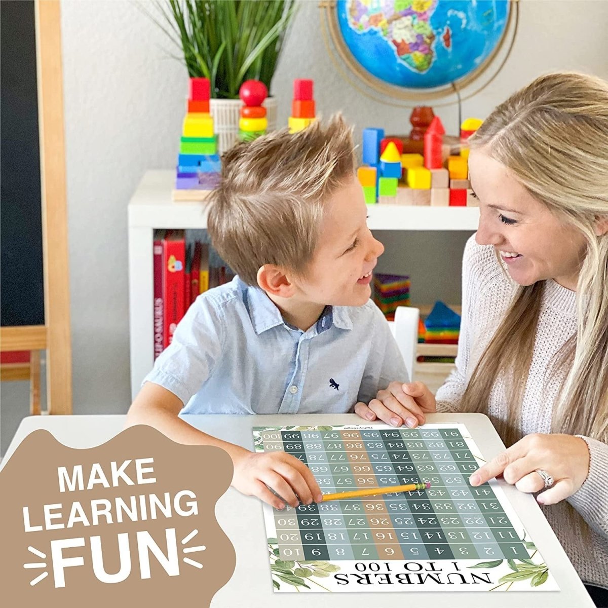 Preschool Head Start Kit, Greenery 16 Poster Pack - Hadley Designs Prek