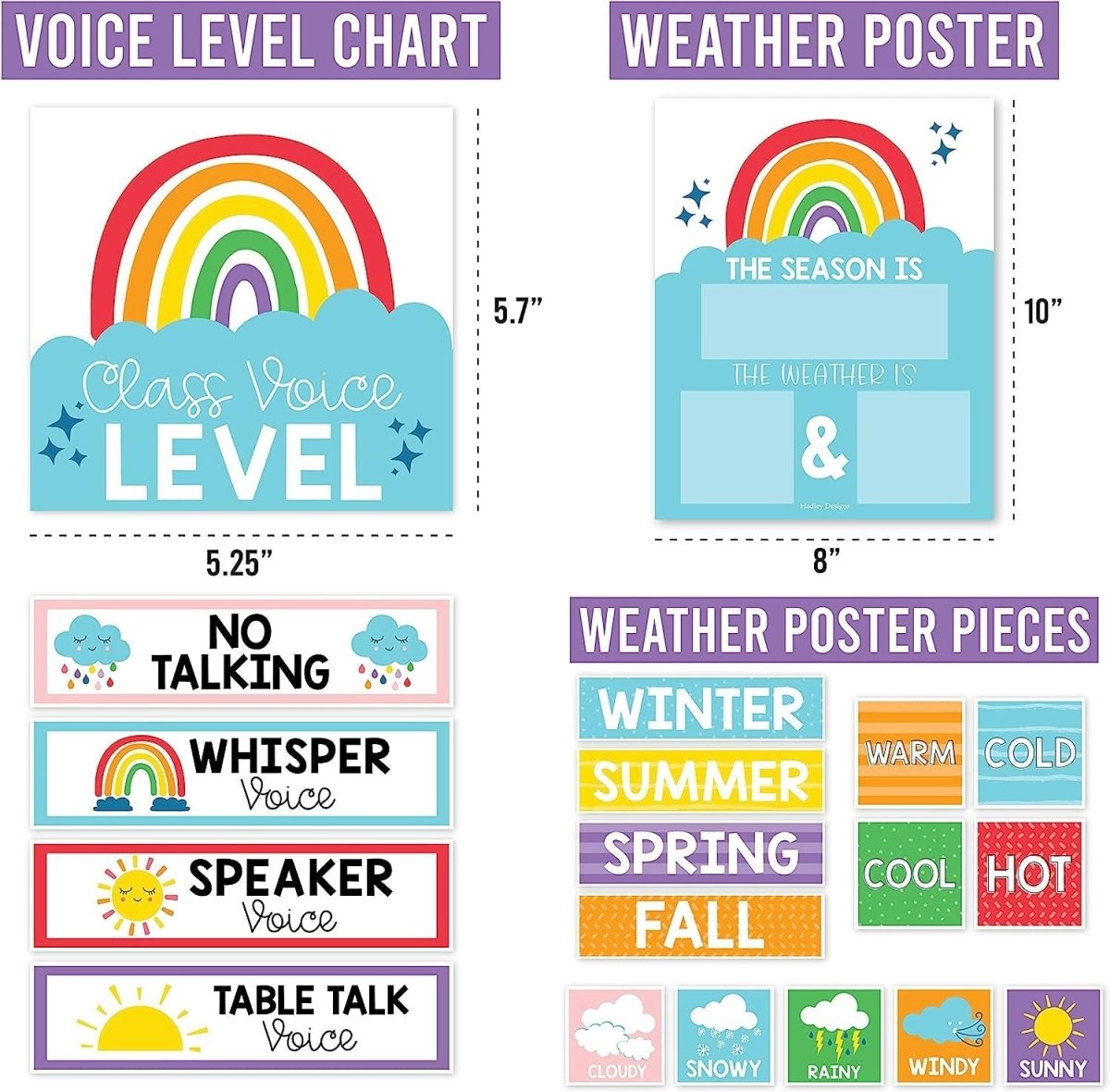 Ultimate Calendar & Weather Learning Kit - Hadley Designs Prek